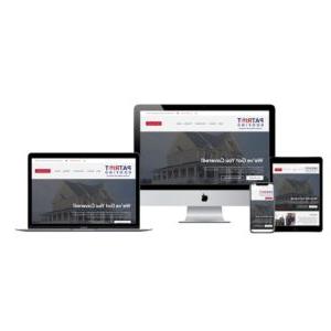 patriot roofing roofing website project mockup